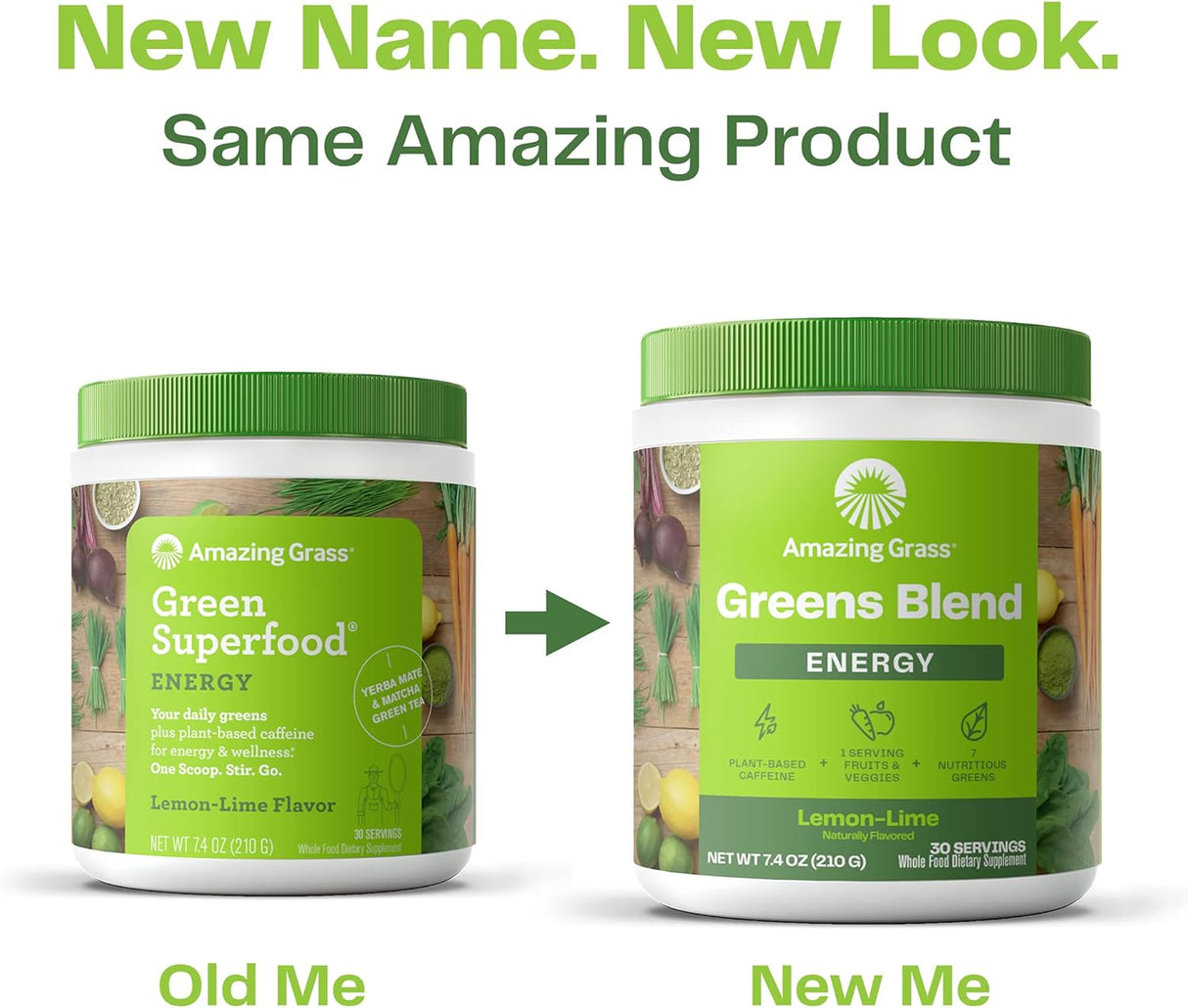 Suplemento Amazing grass Superalimento verde energético