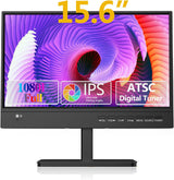 TV 15.6 FHD IPS 1080P con Antena y Tuner Digital ATSC
