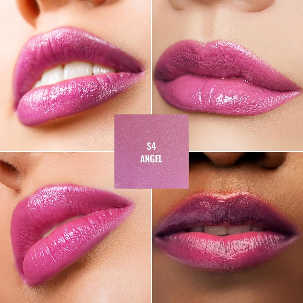 2 en 1 Brillo Labial & Bálsamo, Hidratante, Vegano (S04)