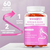 Gomitas de Inositol Sin Azúcar, 60 cápsulas, equilibrio hormonal