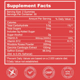 Gomitas de suplementos de azafrán extracto de azafrán 120 un