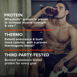 Proteína GNC AMP Wheybolic Ripped con Cafeína, 9 Servs