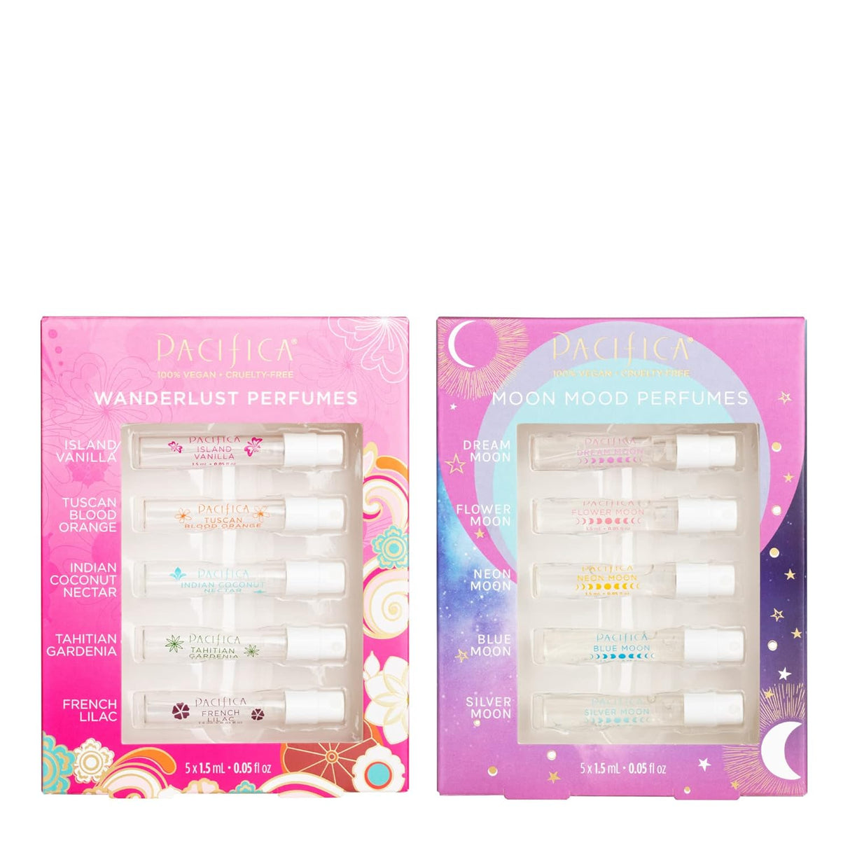 Set de Muestras de Perfume Limpio, Natural, Vegano y Libre de Crueldad