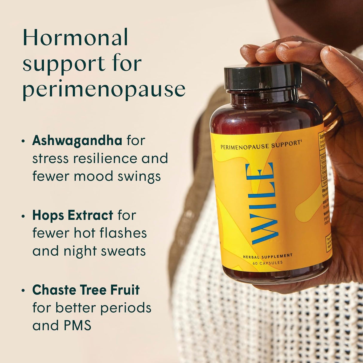 Suplemento de perimenopausia para mujeres WILE