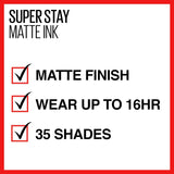 Brillos Labiales de tinta mate rojo