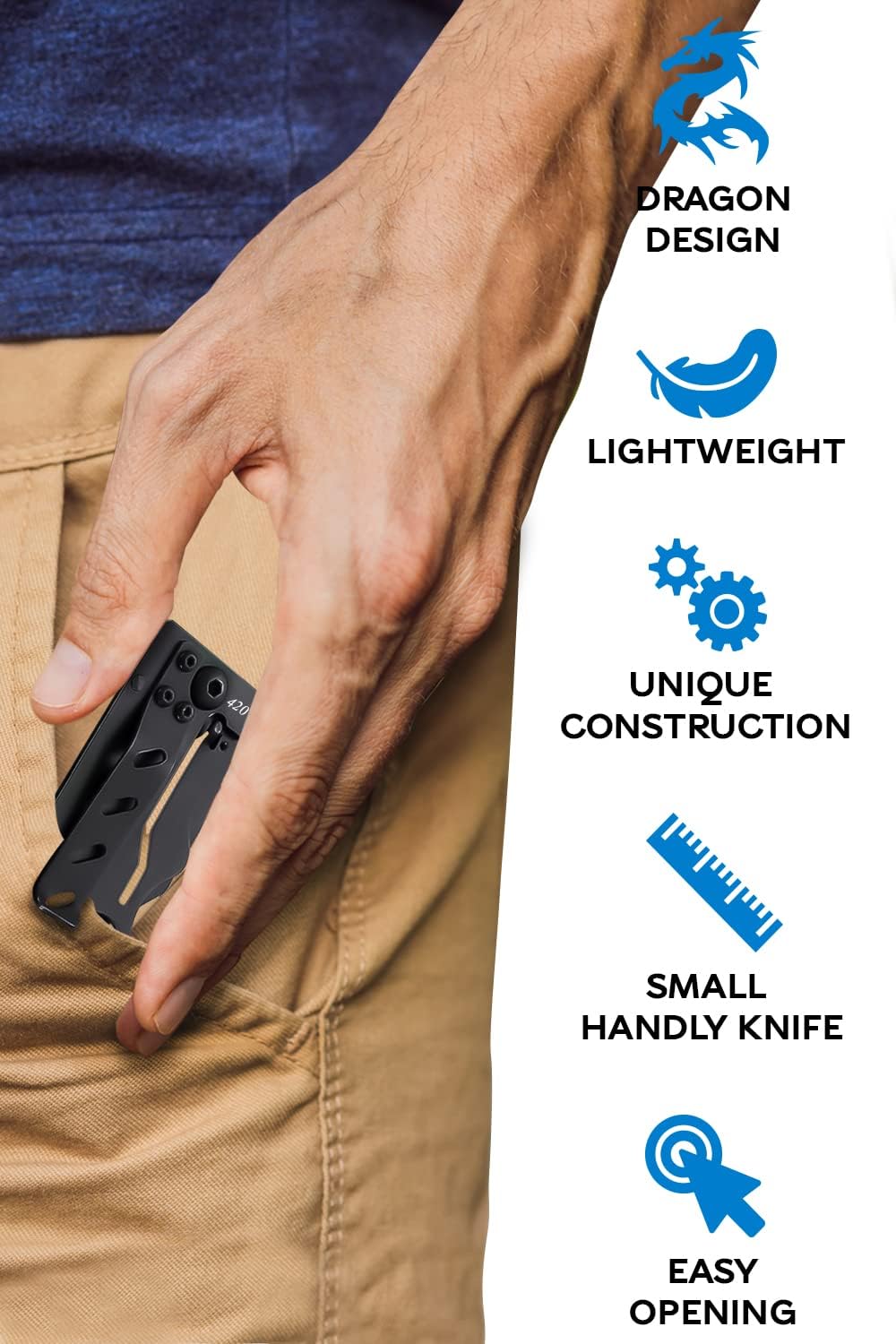 Cuchillo de bolsillo plegable