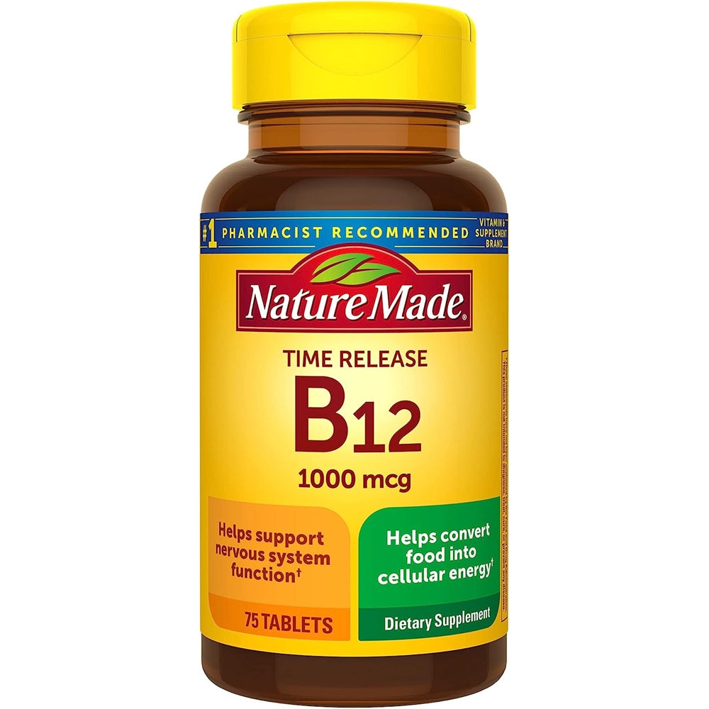 Suplemento Vitamina B12 1000 mcg  liberación 75 unid