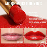 Labial Hidratante 2 en 1 con Brillo para Labios Secos y Agrietados