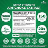 Suplemento Extracto de alcachofa extra fuerte   150 cápsulas
