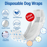 Pañales Pet Soft para perro, desechables, para perros macho, xs