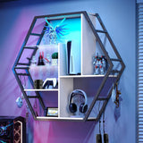 Estantes Flotantes con Luz, Almacenaje, Gran Capacidad, Modelo: LED