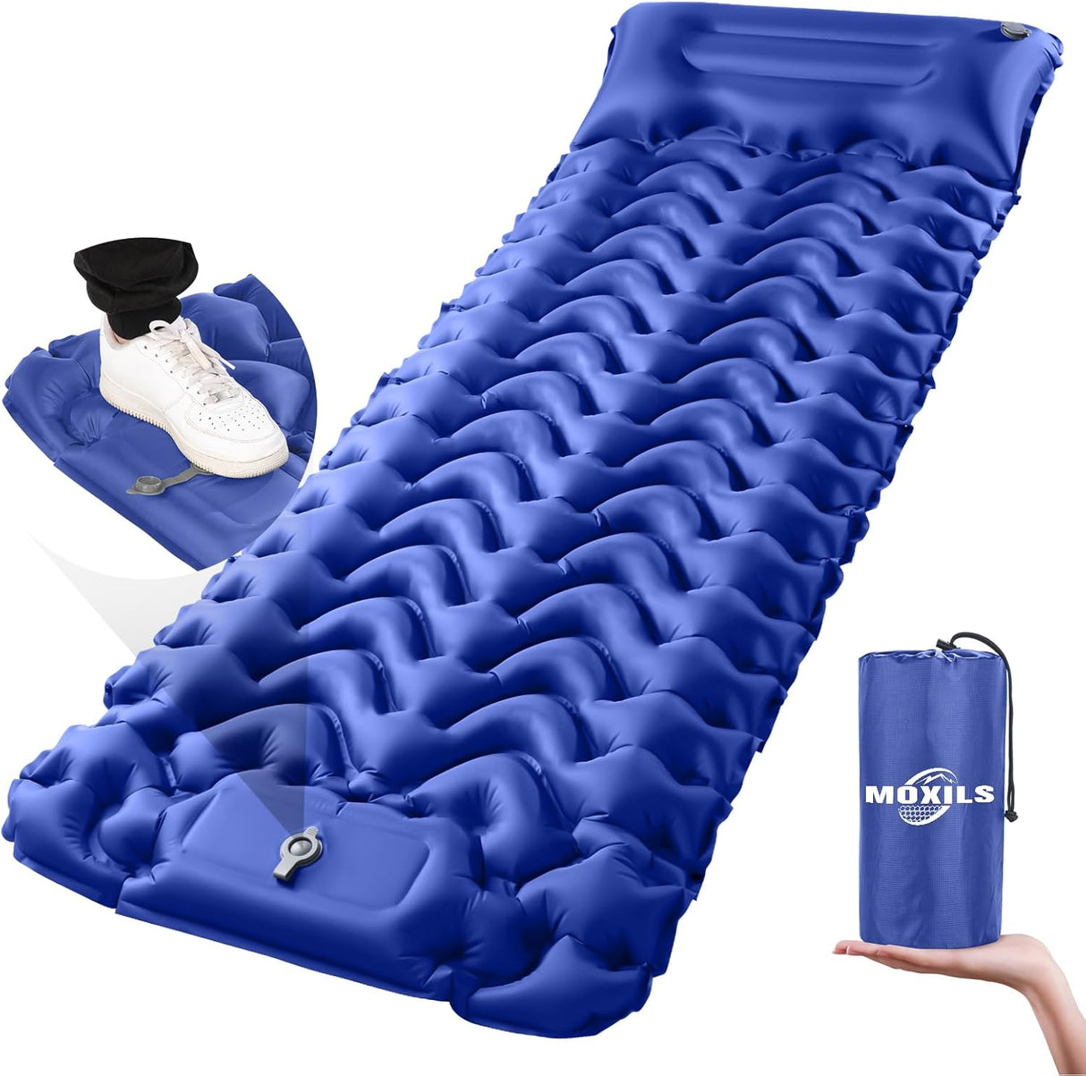 Colchoneta Ultraligera Inflable para Camping con Bomba Integrada