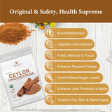Canela de Ceilán Orgánica en Polvo 2lb - Certificada Kosher
