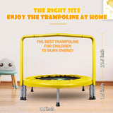 Trampolín Infantil BCAN 36'' Plegable con Manija para Niños