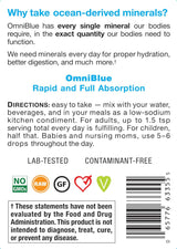 Suplemento Ocean Minerals  Electrolitos oceánicos 100% 8 oz