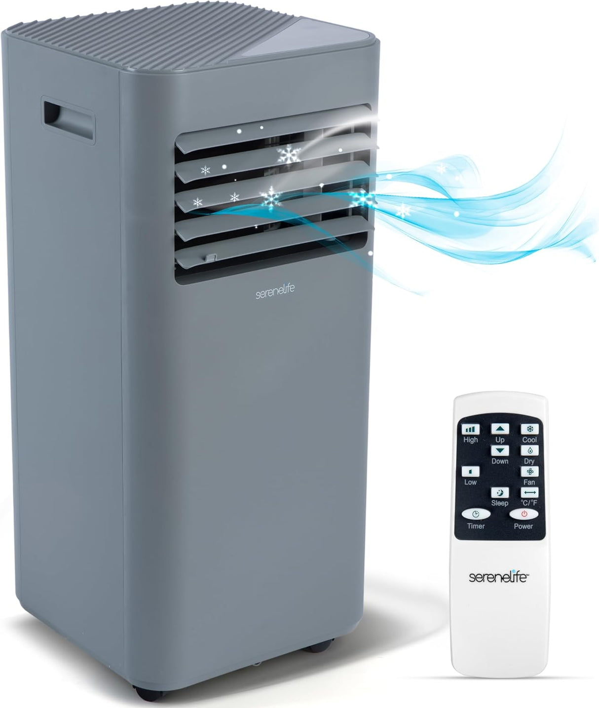 Aire acondicionado portátil SereneLife 8000 BTU 3 en 1, 300 ft²
