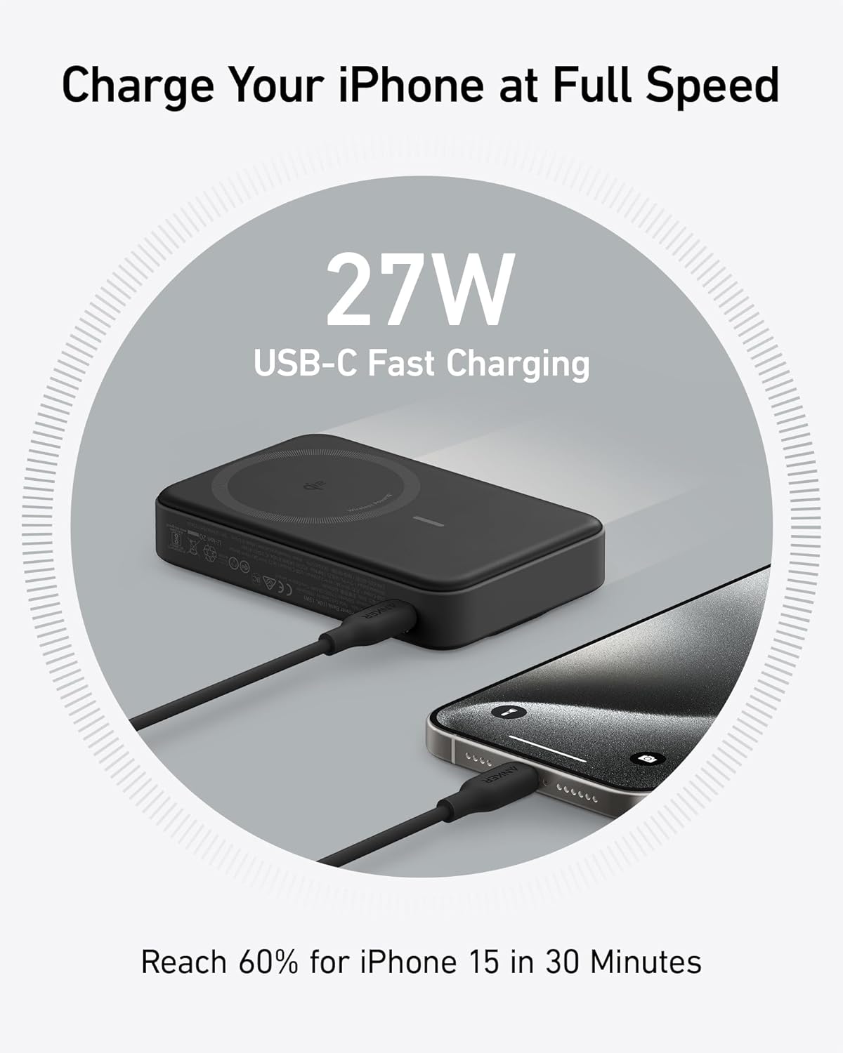 Cargador portátil ultra rápido inteligente plegable