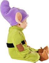 Disfraz Infantil Dopey de Disney, Dwarfs, Talla para Niños