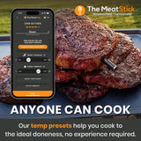 Termómetro de carne MeatStick Chef X | 2 sondas, Bluetooth, 650ft
