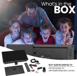 Televisor Pyle LED 24 FHD 1080p, HDMI, adaptador 12/24V
