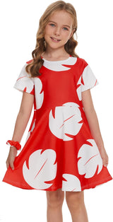 Disfraz de Princesa Hawaiana para Niñas Lilo 4-5T Verano