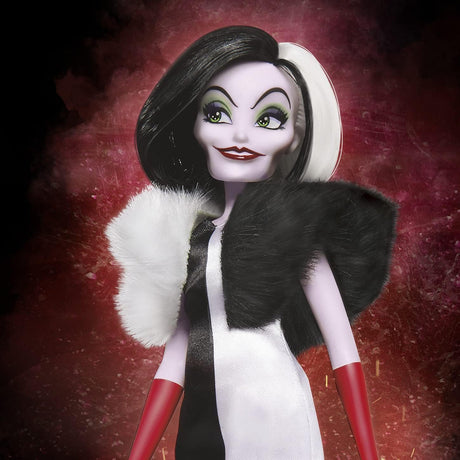 Muñeca Villana Cruella de Vil, Disney, ropa y accesorios