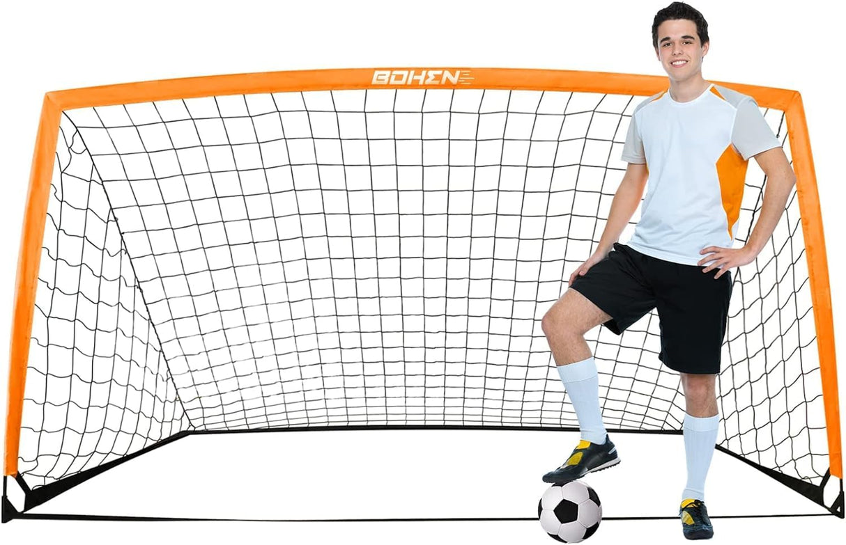 Porteria de futbol portatil para juegos al aire libre