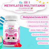 Suplemento multivitamínico masticable para niños, 60 cápsulas