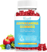 Suplemento Gomitas de Ashwagandha sin azúcar  raíz de maca