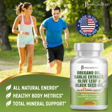 JB Wellness Aceite de Orégano, Ajo, Olivo y Astrágalo 120 cápsulas