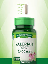 Suplementos de raíz de valeriana 2400 mg 90 unidades sin OMG