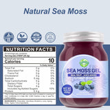Gel de Musgo de Mar, 18.5 oz, Irish Seamoss, Apoyo Inmuno y Digestivo