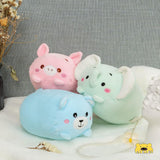 Peluche de Almohada de elefante azul