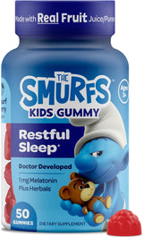 The Smurfs - Gomitas de para un sueño reparador de 1 mg