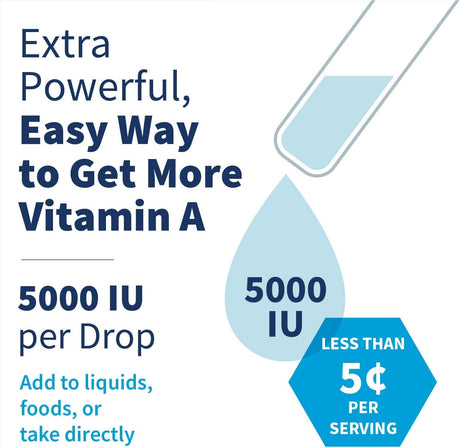 Suplementos Alimenticios de vitamina A 5000 UI VIT A gota