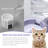 Conjunto de Comedero y Dispensador para Perros y Gatos - Modelo A