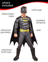 Disfraz Deluxe Batman para niño Rubie's, DC Comics, talla infantil