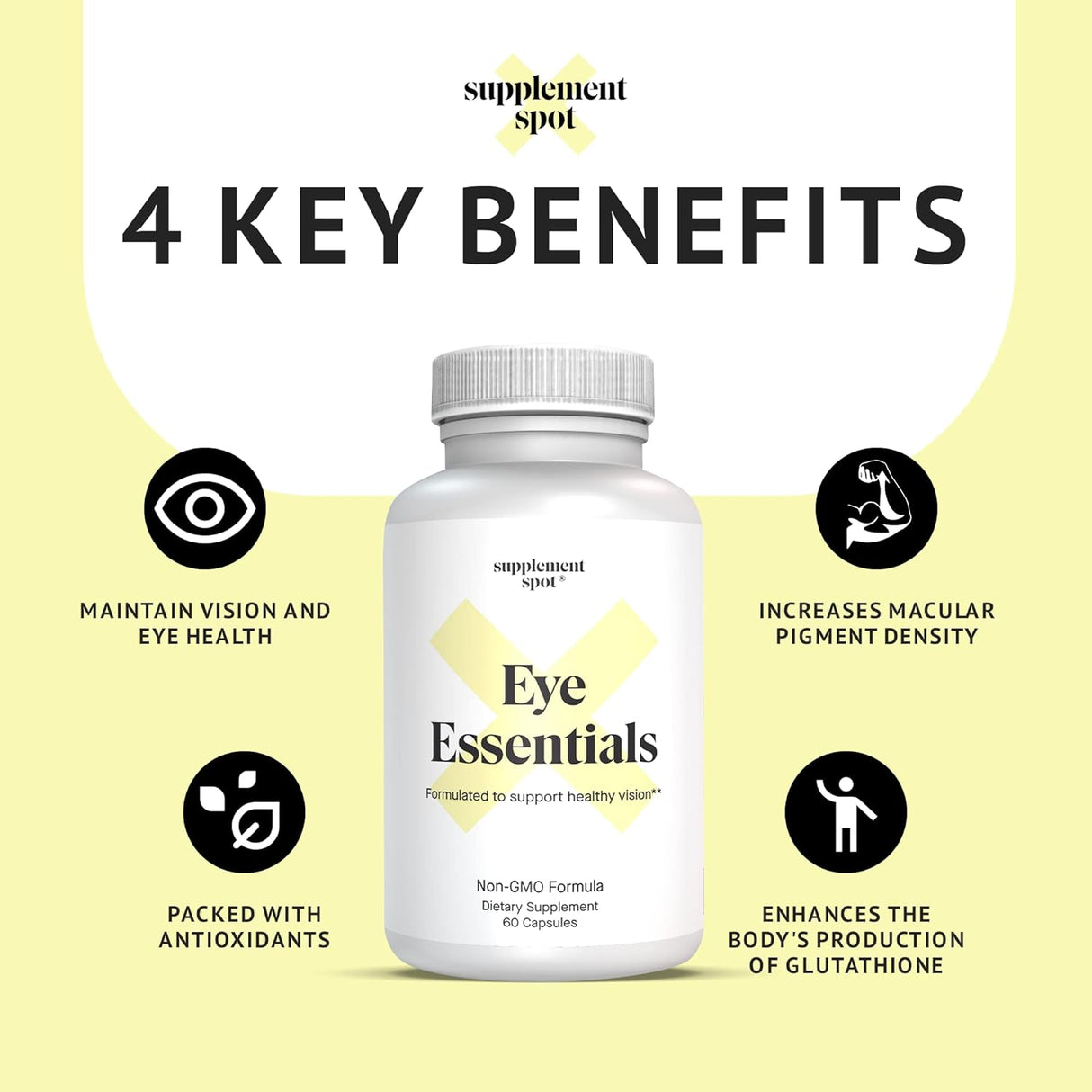Suplementos para los ojos para adultos vitaminas oculares