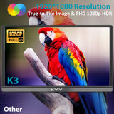 Monitor portátil KYY 15.6 1080P FHD USB-C HDMI HDR IPS