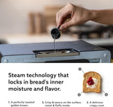 BALMUDA 5 modos de cocción – Pan de sándwich, pan artesanal.