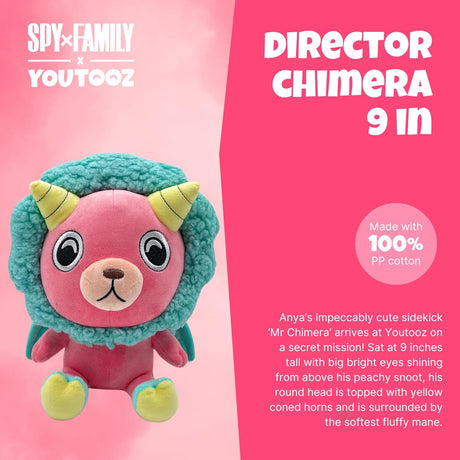 Peluche Director Chimera 9, Anime Spy X Family, Youtooz