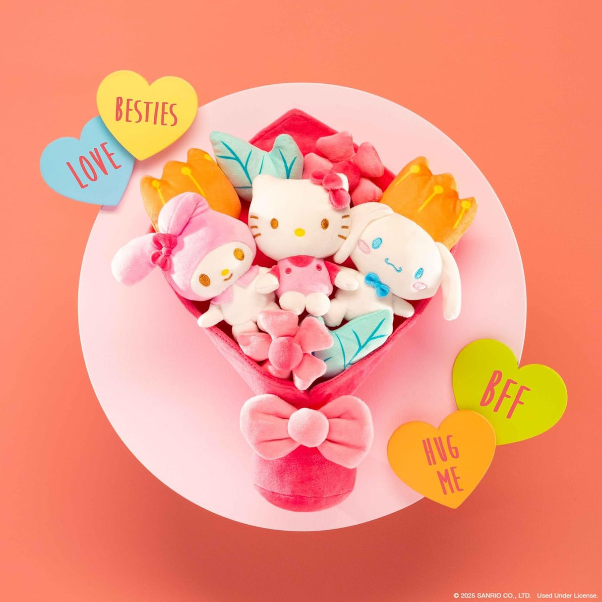 Ramo de Peluches Hello Kitty - 12 - 9 Peluches - Jazwares