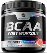 Suplemento de recuperación muscular con BCAA, L-Glutamina, aminoácidos, 45 porciones