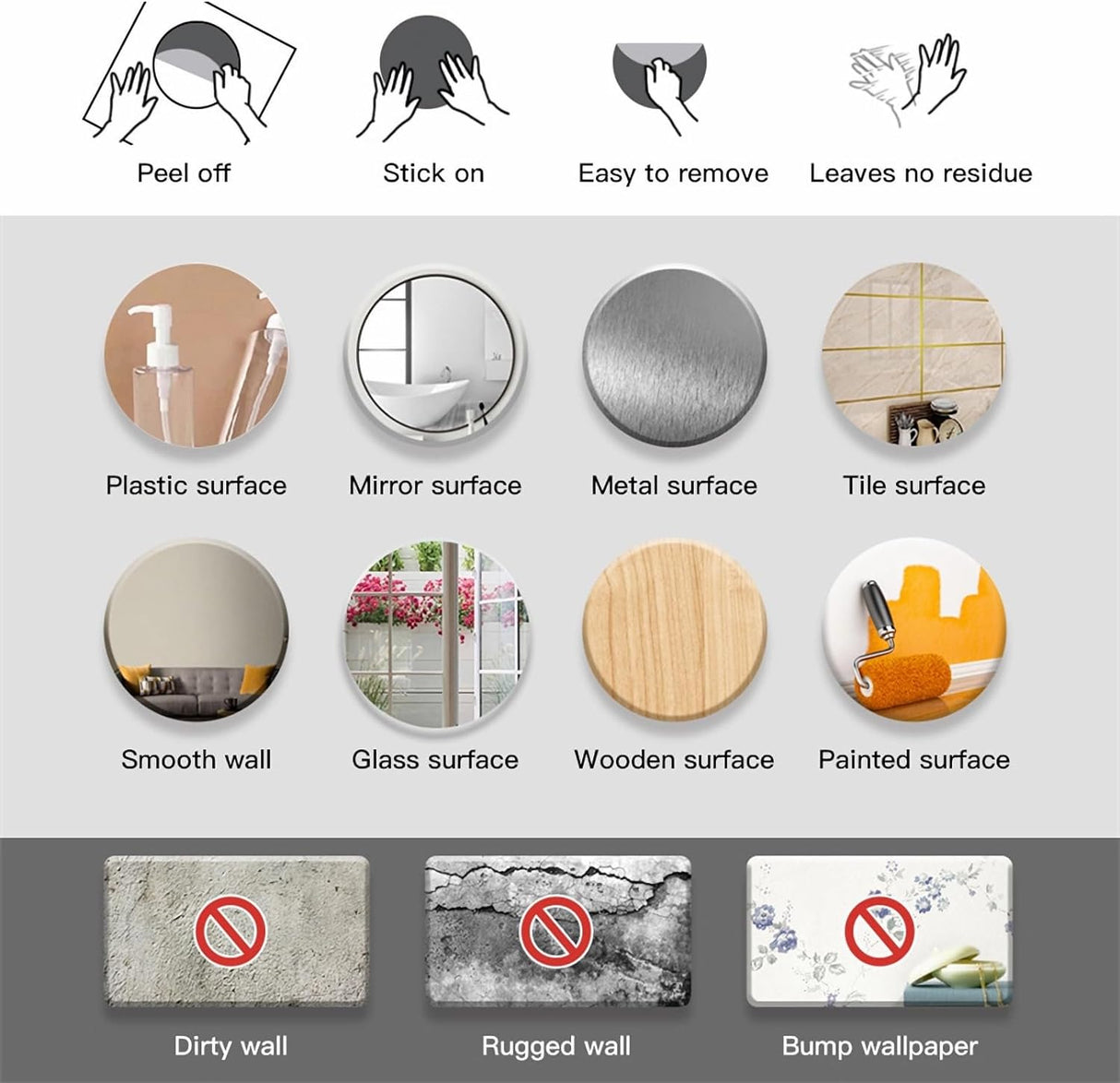 Stickers de Pared Plantas Verdes, Sacinora, Vinilo Removible
