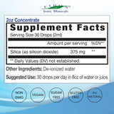 Suplementos Concentrado mineral de sílice líquido 60ml