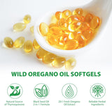 Aceite de Orégano en Cápsulas, Orgánico, 200mg, 120 cápsulas