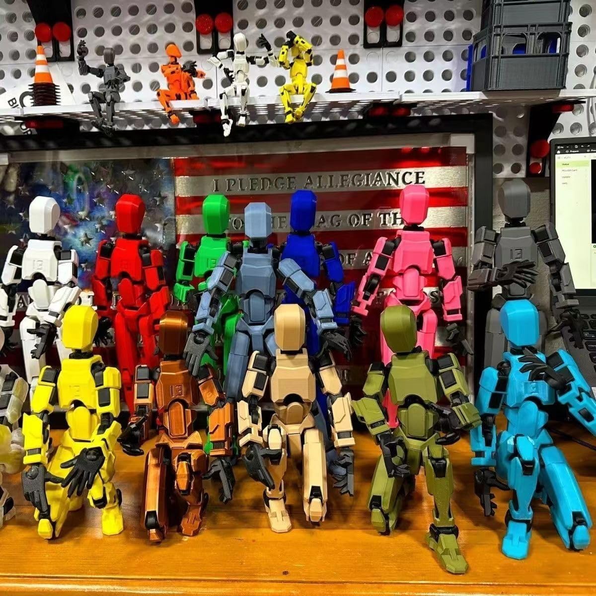 Conjunto de Figuras Titan 13, Nova 13, Robot 13, 3D Impreso