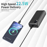 Cargador portátil de carga rápida USB-C de 50000 mAh 22.5 W