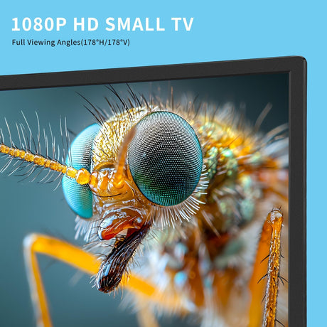 Televisor 14 con Tuner ATSC, puertos HDMI/USB, 12V, modelo X