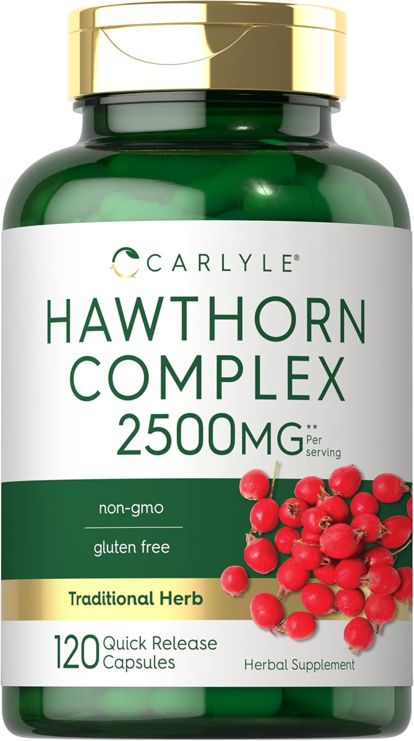 Suplemento Carlyle Hawthorn Berry Complex  2500 mg 120 cáp
